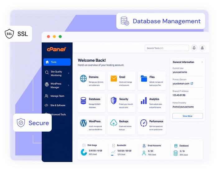 Manage Your Website Easily with a Powerful cPanel