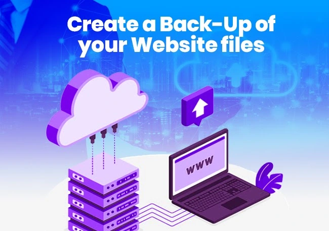 Create a Back-Up of your Website files