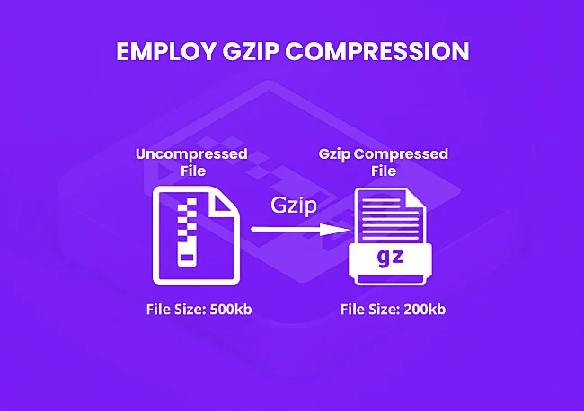 Employ Gzip compression.