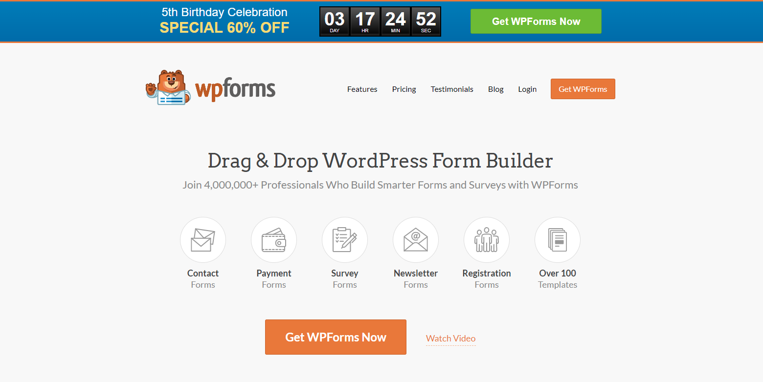 get WPForms