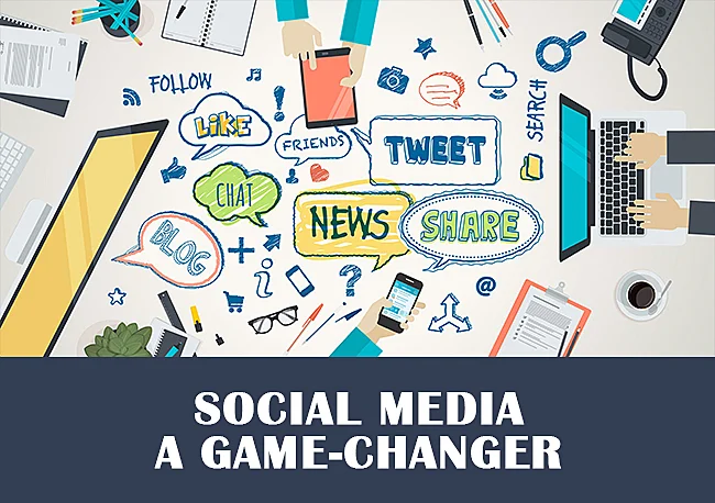 Social media is a game-changer
