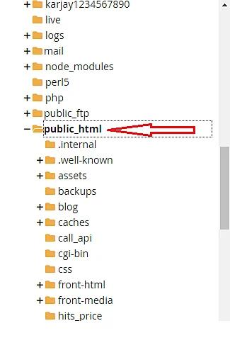  public_html directory