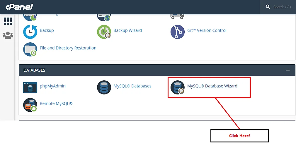 mysql-database-cpanel