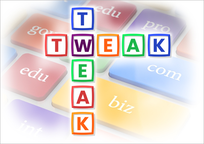 Tweak your domain name