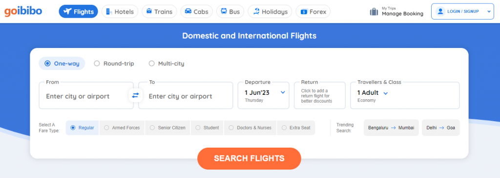 Integration Of Search Feature and Booking System