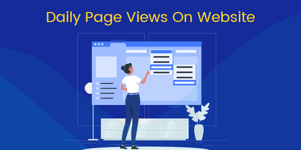 Daily Page Views on Website