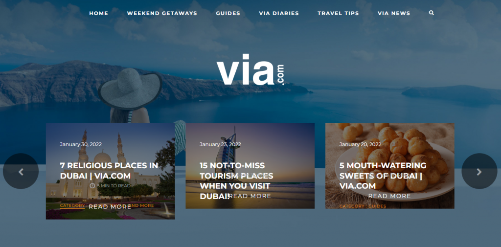 Example of Travel Guides