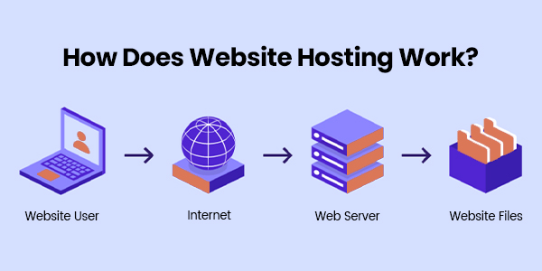 How does website hosting work