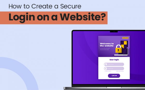 how to create a secure login on a website