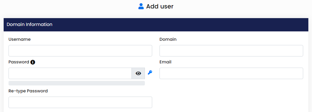 you have to fill in the required fields
