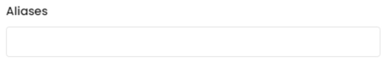 keep as your domain alias