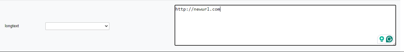 replace this with your new URL
