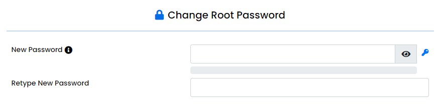enter your ‘New Password’ and ‘Retype New Password