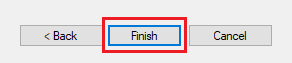click ‘Finish’ to create the rule