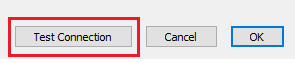 click Test Connection  to verify that all details