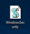 'WindowsSecurity.vbs file