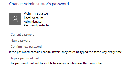 Enter password