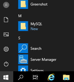 Click on the Start Menu on your desktop