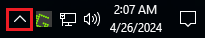 Right-click on the Taskbar