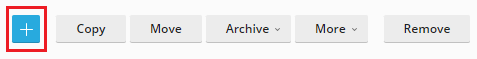 find an plus button icon