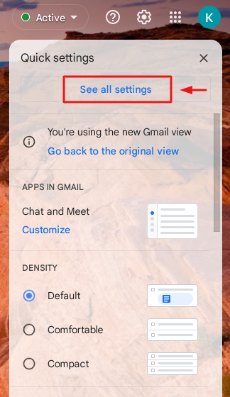 See All Settings
