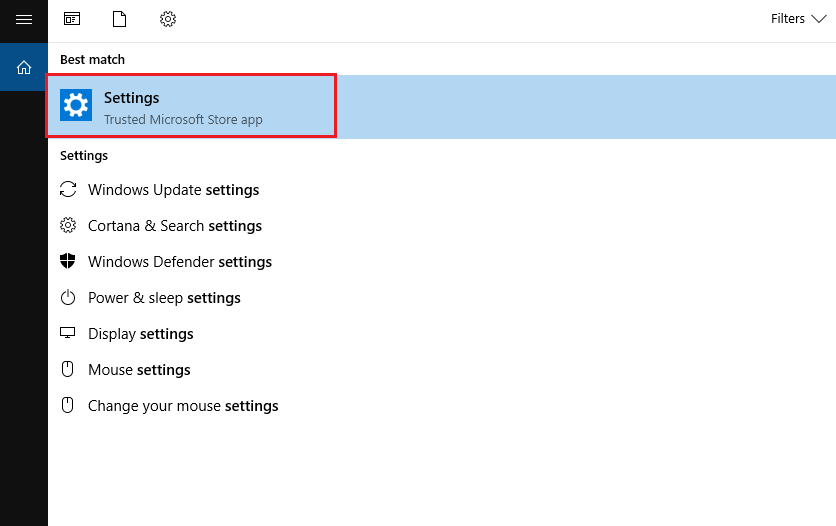 Windows Settings Console