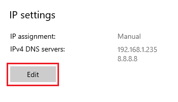 IP Settings