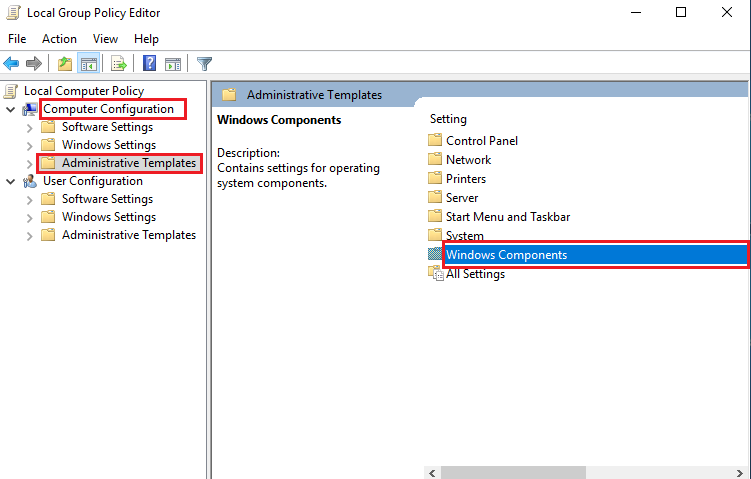 Windows Components