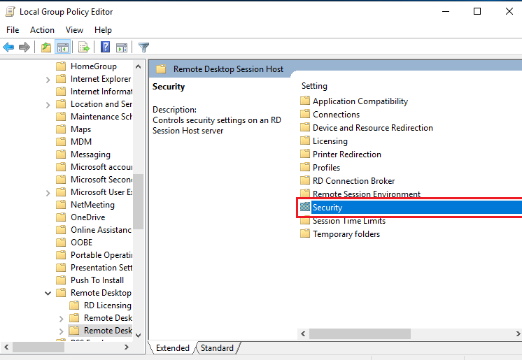 security layer for remote