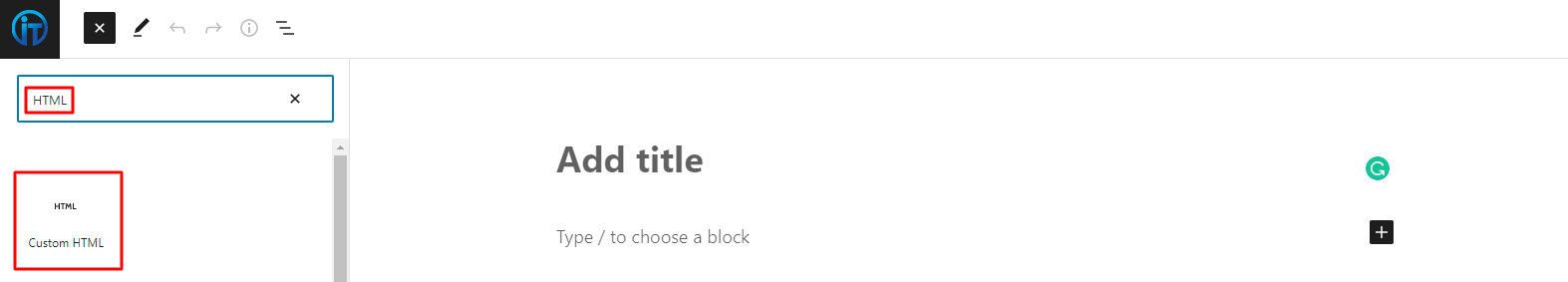 add html file