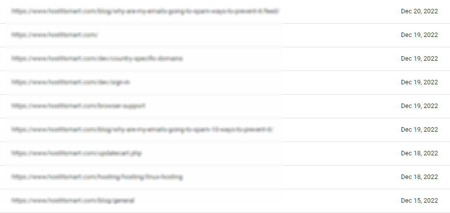 display all pages the 404 errors