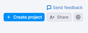 Create a new project to access the site audit tool