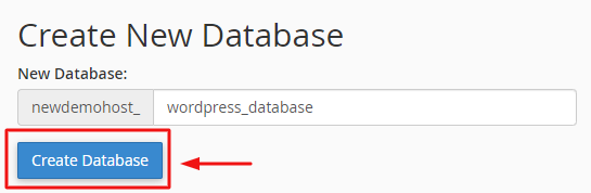 Create Database
