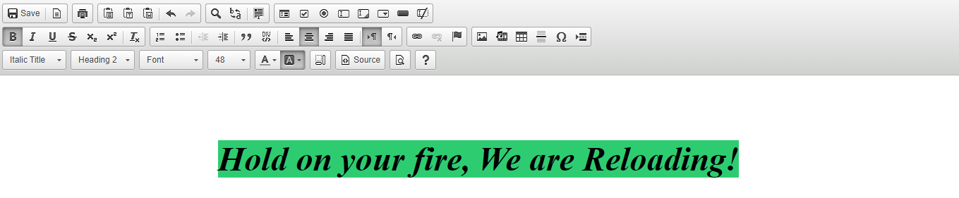 write content HTML Editor