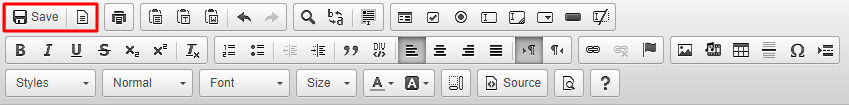 Save the formatting