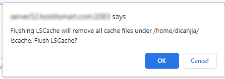 Warning message and Click OK