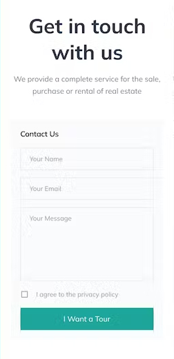 Confirm the Contact Information
