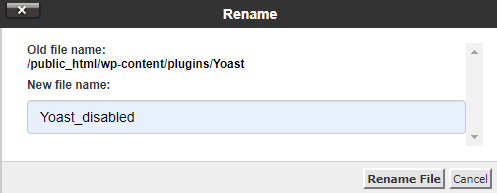 rename folder