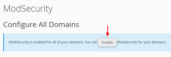configure all domains