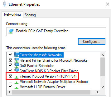 Internet Protocol Version 4