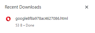 Recent downloads