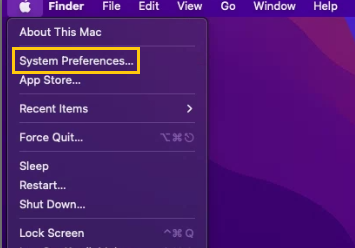 Network in their System Preferences
