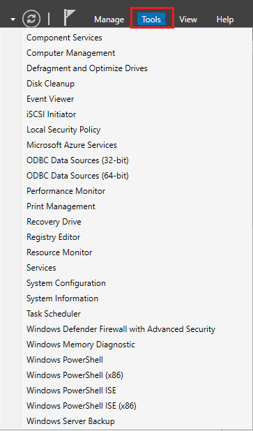 click on Tools