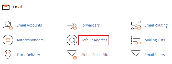 select default address