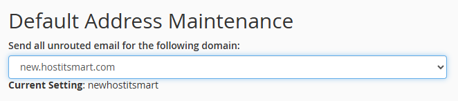 select domain