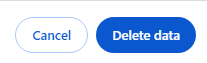 click Delete Data