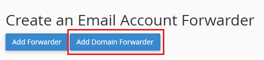 create email account forwarder