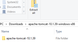 Extract zip file