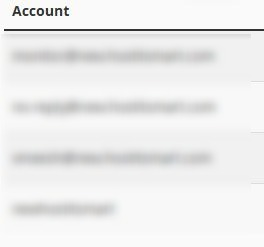 account details