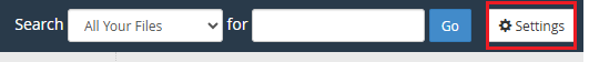 select settings
